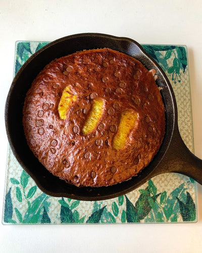 Baked Chocolate Protein Oats with Orange