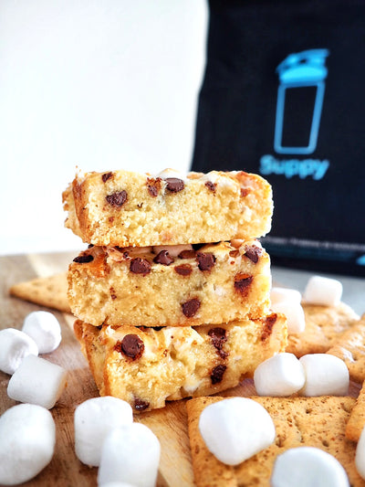 CHEWY S'MORES PROTEIN BARS 🏕️